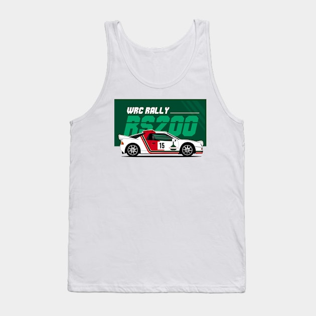 RS200 Rally Legends Tank Top by shketdesign